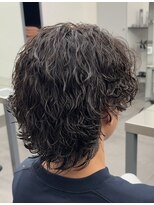 ノイセル 心斎橋(Noisyle)&nbsp;MEN’S/リバースセンターパート/ニュアンスパーマ/心斎橋