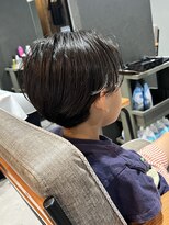 スウェル 成田店(Swell)&nbsp;キッズカット×センターパート [#成田 #MEN'S #メンズサロン]