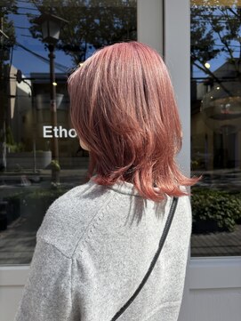 エトス プロデュースド バイ ヴァイナルズミックス(Ethos produced by Vinyl's mix) カット+ブリーチカラー