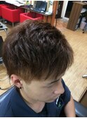 メンズ2ブロックショートヘアー