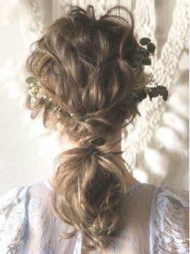 ヘアセットサロンシャルメ 梅田店(Hair Make Salon CHARMER) 二次会やパーティーにおすすめポニーテール