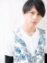 モッズヘア メン 上尾東口店(mod's hair men)&nbsp;≪mod's men≫長めバングの”重軽”黒髪マッシュH