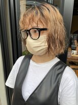 ヘアー アイス ルーチェ(HAIR ICI LUCE)&nbsp;ブリーチパーマ ボブパーマ 酸性パーマ 担当山中