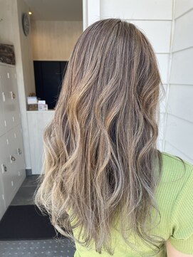 アプシー 三木店(Apsee) ロング×ホワイトベージュ