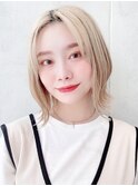 Say.中村　大人可愛い外ハネボブ　レイヤーボブニュアンスカラー