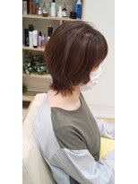 ヘアーズ イオンモール徳島(HAIRZ) 《HAIRZ》林真紀スタイル・大人女子のオフィス系ウルフヘア