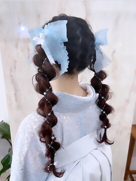 ラビス(Lovis) ハッシュカット/フルバング/似合わせカット/レッドブラウン