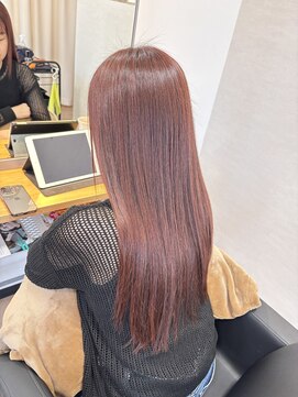 シフォン(CHIFFON) 目をひく艶ピンクヘア