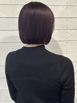 ルノン フィージュ(LUNON fieju) ミニボブ/ボブ/パープルカラー