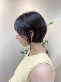 ショートボブ 丸みショートマッシュショート