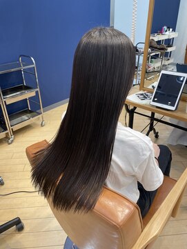 ユニ バイ マグ 長野店(Uni.by Mag) 20代30代40代髪質改善トリートメント艶感ストレート透明感