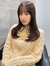 フローター 駒込六義園店(FLOWATER) レイヤーカット/透明感ブラウンベージュカラー