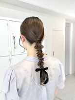 イェッカ パビル(YECCA pabil)&nbsp;タイト編みおろしヘア