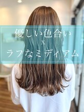ロータス ヘアデザイン 西船橋店(Lotus Hair Design) ☆ナチュラルベージュ　on たゆみミディアム☆