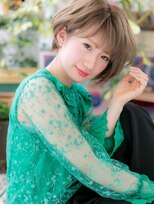 カバーヘア イヴ 戸頭店(COVER HAIR EVE)&nbsp;ハイトーン☆くせ毛風カール小顔Aラインボブc6戸頭20代30代40代