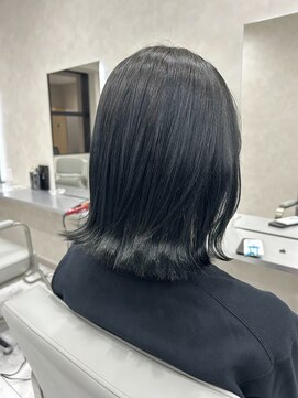 キング(K!ng) 縮毛矯正髪質改善ハイライトレイヤーカット楠葉美容室エクステ