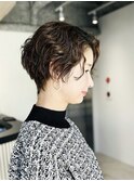 【くせ毛カット】ハンサムショート