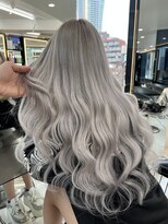 ラピス 渋谷本店(Lapis)&nbsp;ホワイトシルバーカラー/シールエクステ/髪質改善/ケアブリーチ