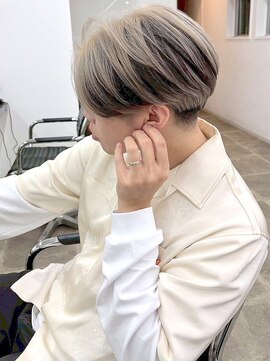 ヨハク メンズ 大阪梅田中崎町(yohaku メンズ) <22>メンズカット×ブリーチ×学割♪ニュアンスパーマも人気