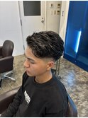 【MEN’S HAIR/サーフカール/刈り上げセンターパート/千葉】