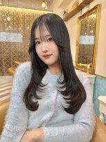 ロンドアベニール 北千住(Lond avenir)&nbsp;暗めカラー/ボブ顔周り/前髪/レイヤー/髪質改善/縮毛矯正/北千住