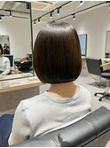 ぱつっとボブ