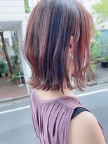 セイドット オモテサンドウ(Say. omotesando)&nbsp;Say.ひし形ボブレイヤーボブモーヴピンクローズブラウン韓国風