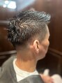 ザバーバー 渋谷(THE BARBER) 短髪フェード。ハード過ぎないショートスタイル。
