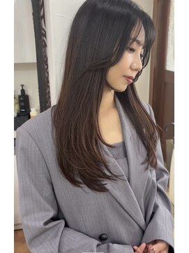 グランジュテ(grandjute) カット ハイライト 白髪ぼかし 小顔パーマ トリートメント