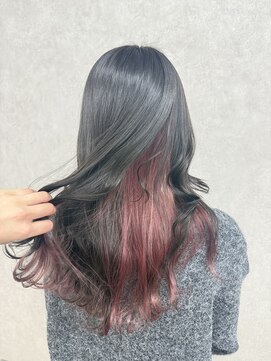 アン ブリーチ 大宮駅東口店(UN BLEACH) ブリーチ１回インナーピンクカラー♪