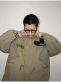 ニュアンスパーマスパイキーバズカットリバースセンターパート