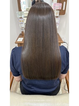 シアリー(SHEERIE) natural straight × Olive beige