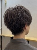 星ヶ丘メンズマッシュショートニュアンスパーマ30代40代