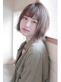 ナチュラルなワンレンボブ