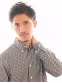 ジェントルマン風☆刈り上げツーブロックのMEN`S HAIR