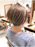 丸みショートボブ