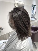 コントラスト有り極細ハイライト