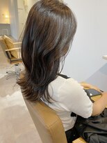 シロ 延岡店(SIRO)&nbsp;【韓国風暗髪艶間ロング】延岡美容室SIROシロ透明感カラー♪