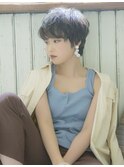 浦和ショートヘアショートカット韓国白髪ぼかし白髪染めボブ