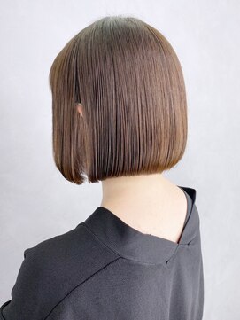 アルバム 渋谷パルコ(ALBUM) ブラウンボブ_グレージュカラーボブウルフ_ba361842