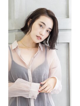 トティア 元町三宮(Totia) 【Totia元町三宮】波巻き大人ボブ×ショコラブラウン