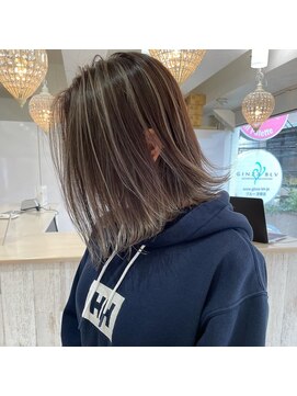 タオ 河原町(Tao) ボブとハイライト