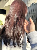 センスヘア(SENSE Hair)&nbsp;ブリーチなし艶カラー！明るめピンクブラウン