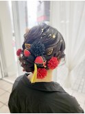 成人式ヘアセット