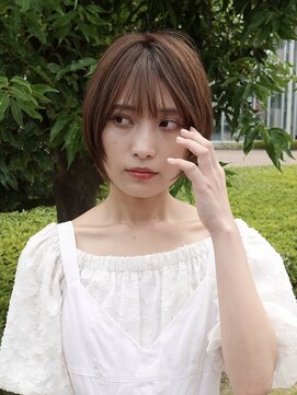 クロト(Clotho) ショートカット/髪質改善縮毛矯正白髪ぼかしレイヤーカラーボブ