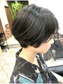 30代40代大人女性/前髪ありショートボブ/ショートヘア/髪質改善