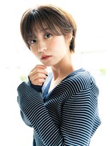 くびレイヤーエモージュグレージュカラーくびれショート/吉祥寺