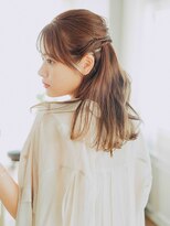 パプス ド コアフュール 宝塚中山寺店(Pap's de coiffeur)&nbsp;ハーフアップ