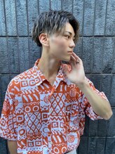 《*ハイライトにもかけられるメンズパーマ◎*》ダメージを抑え、立体感のあるパーマスタイルに＊[梅田]