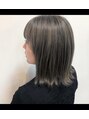 ヴィアーレ(VIALE)&nbsp;ブルーシルバー系をオン！シンプルな外ハネスタイルがおススメ☆